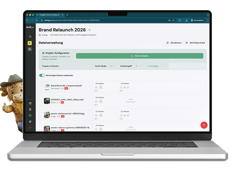 draftgo ist für Marketing-Teams individuell einsetbzbar