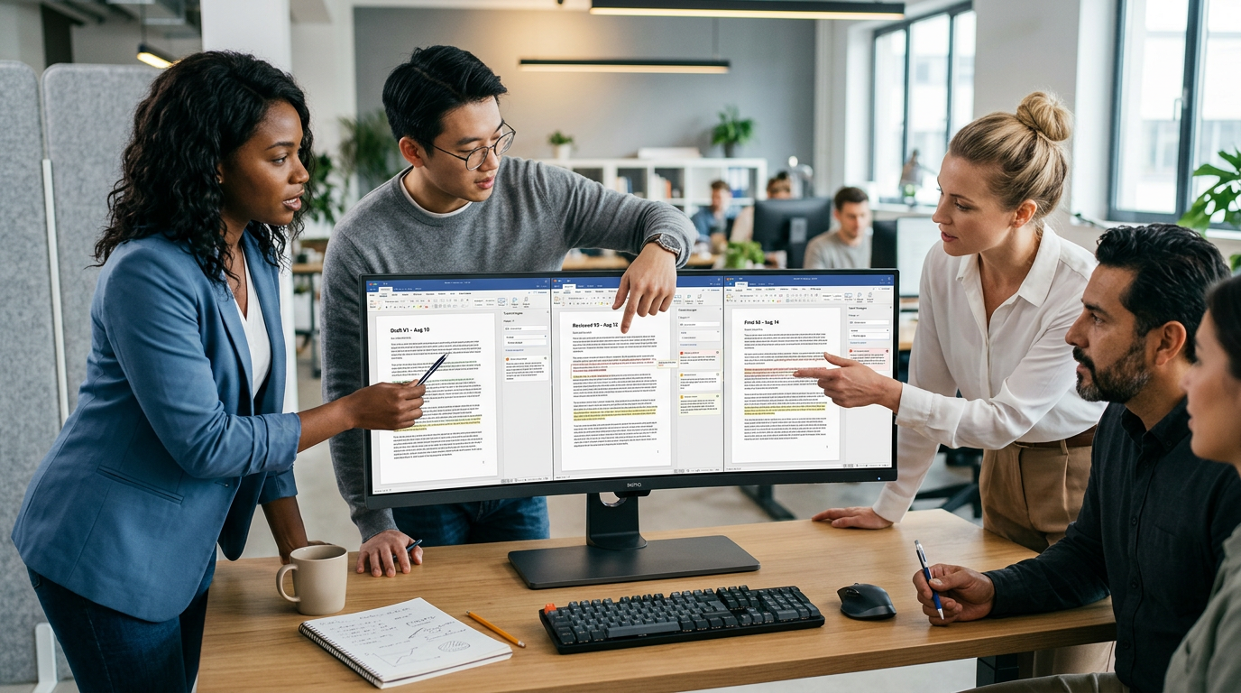 Versionskontrolle für Dokumente: Methoden und Best Practices für dein Team