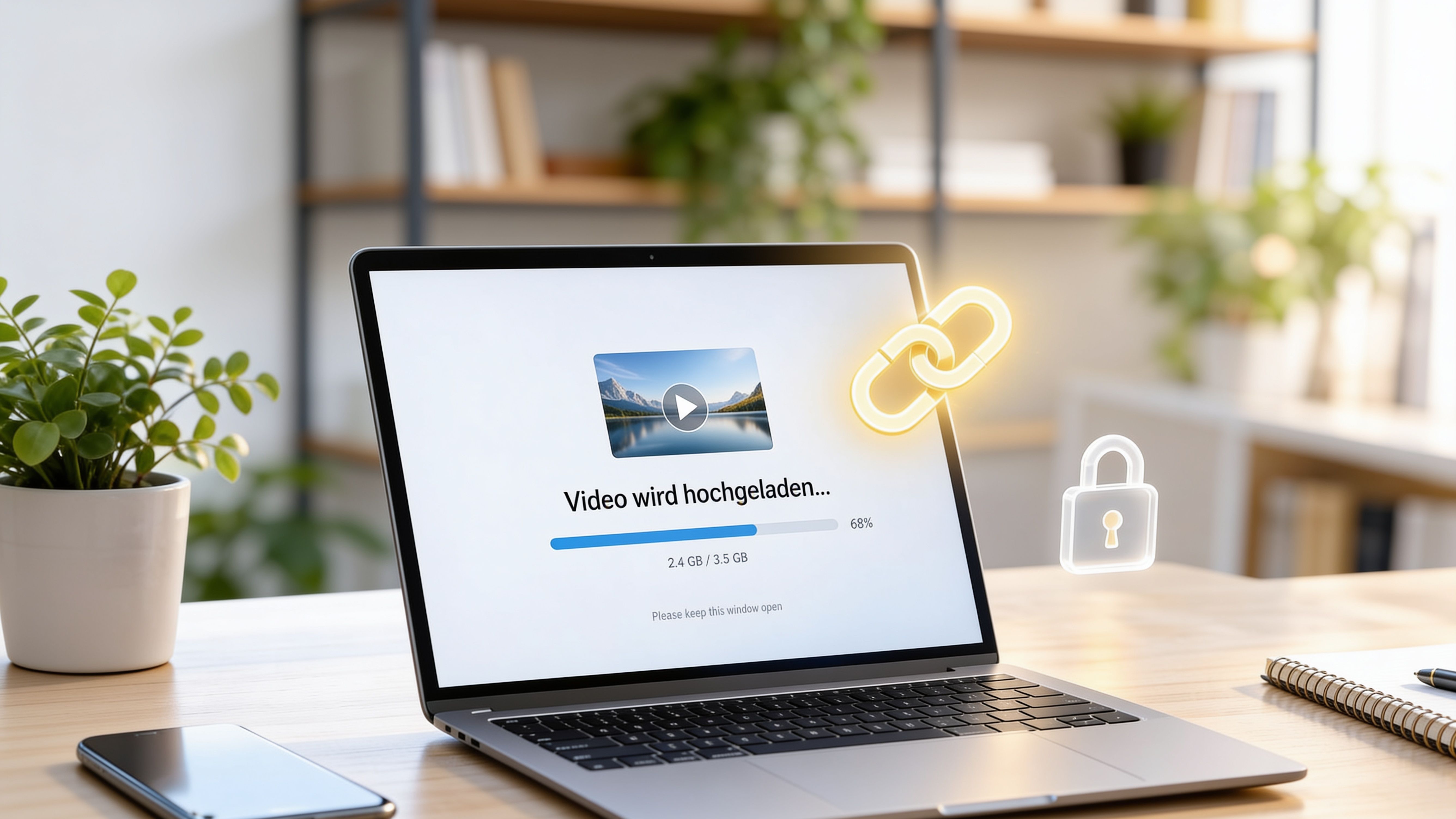 Videos hochladen Link